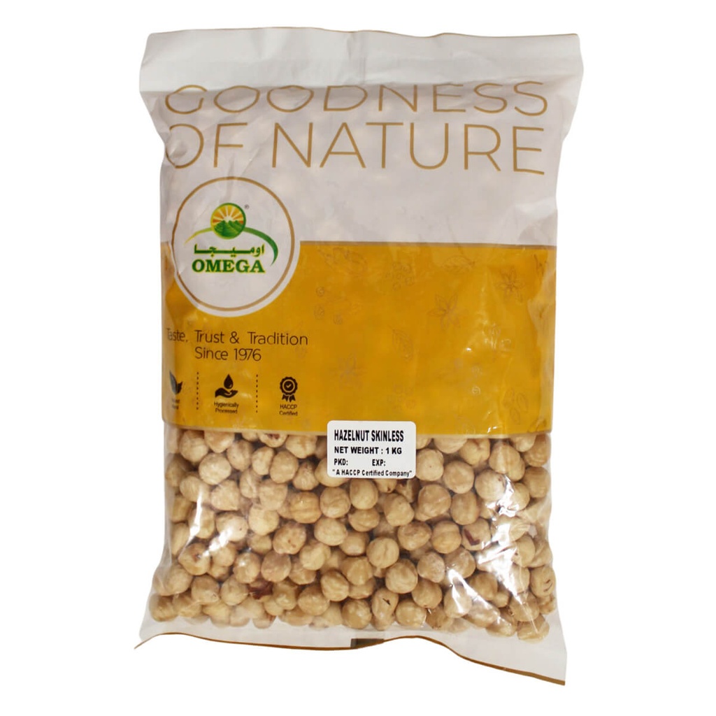 [NUTS-471033] Omega Hazelnut Skinless Blanched - 1x1kg