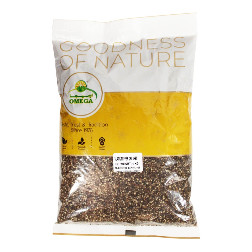 [SPIC-307506] Omega Black Pepper Crushed - 1x1kg