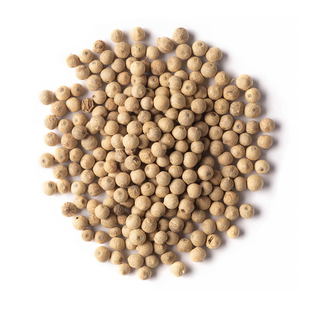 [SPIC-307512] Omega White Pepper Whole - 1x1kg