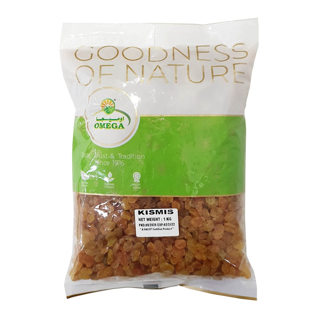 [VEGT-608000] Omega Golden Raisins - 1x1kg