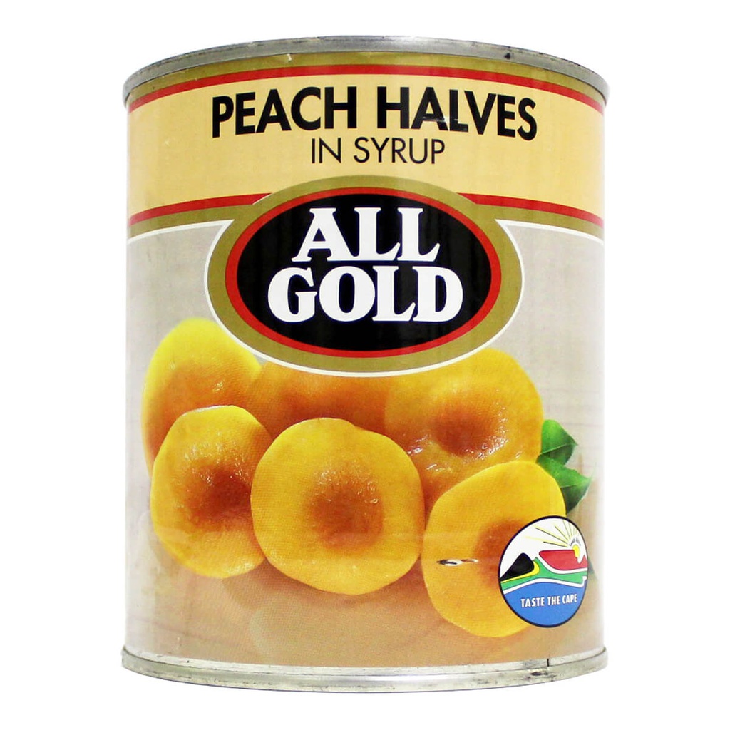 [FRUT-457507] All Gold Peach Halves - 24x825g