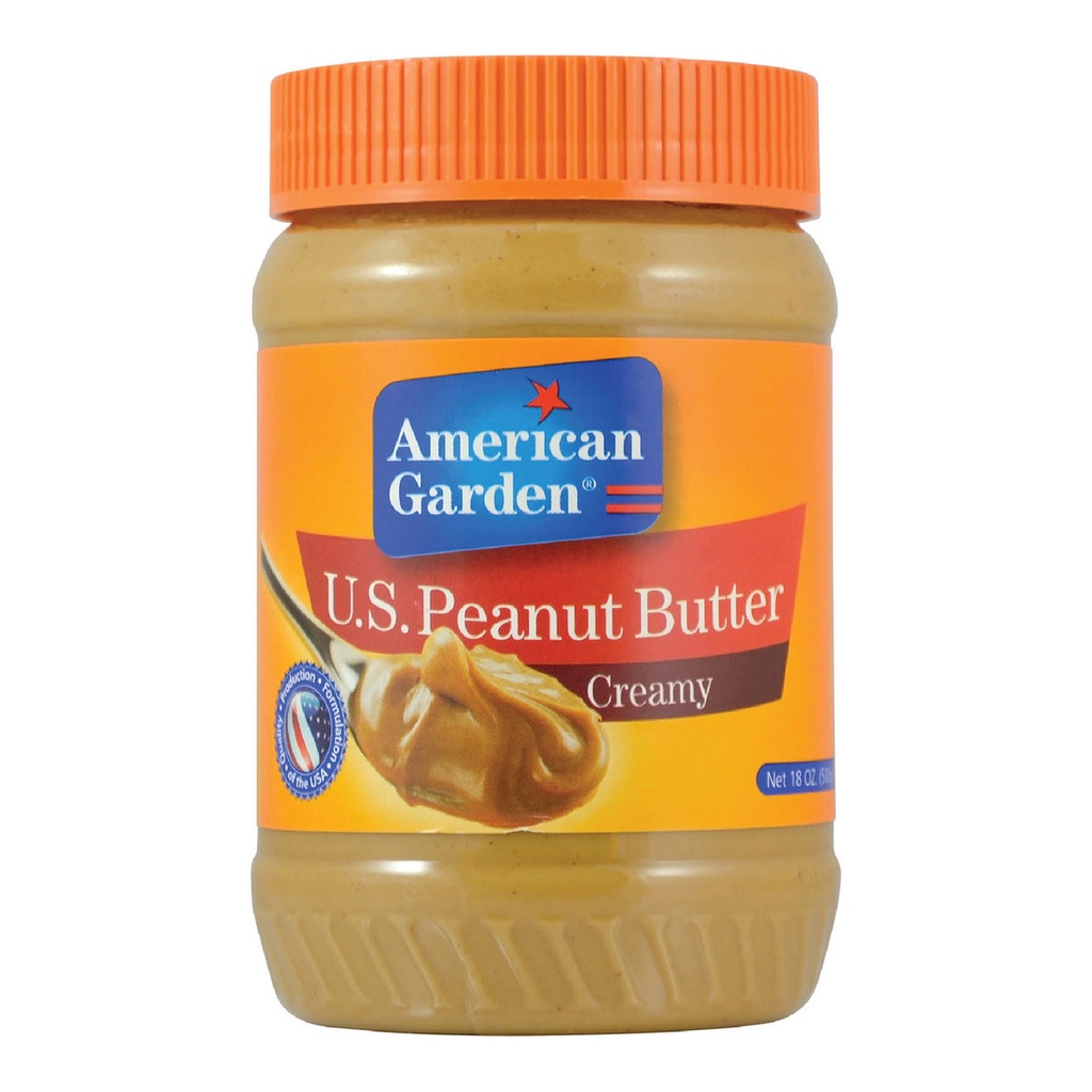 [BREK-157520] American Garden Peanut Butter, Creamy - 12x510g