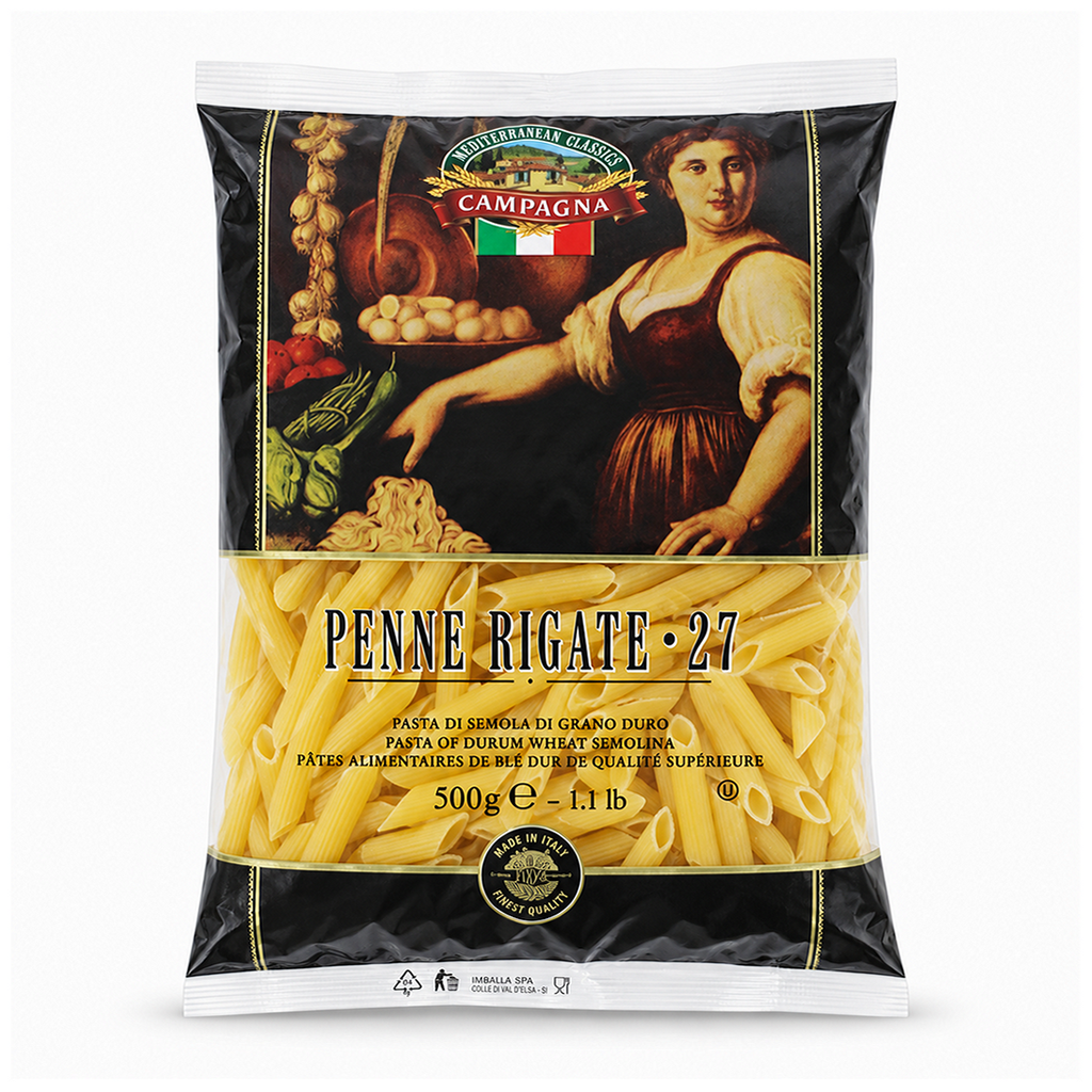 [PAST-367502] Campagna Penne Rigate #27 Pasta, Italy - 24x500g