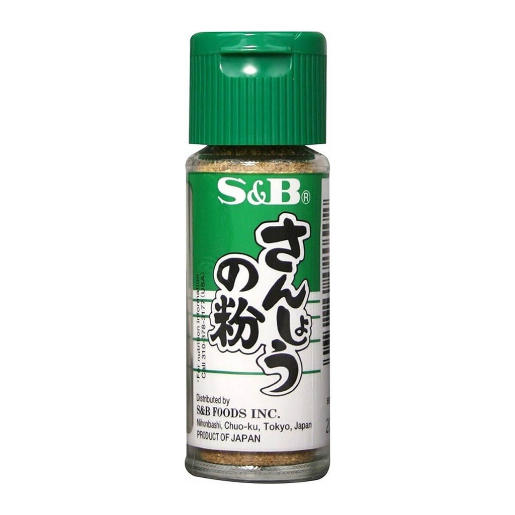 [SAJP-250382] S&B Sansho Green Pepper Powder, Japan - 160x12g