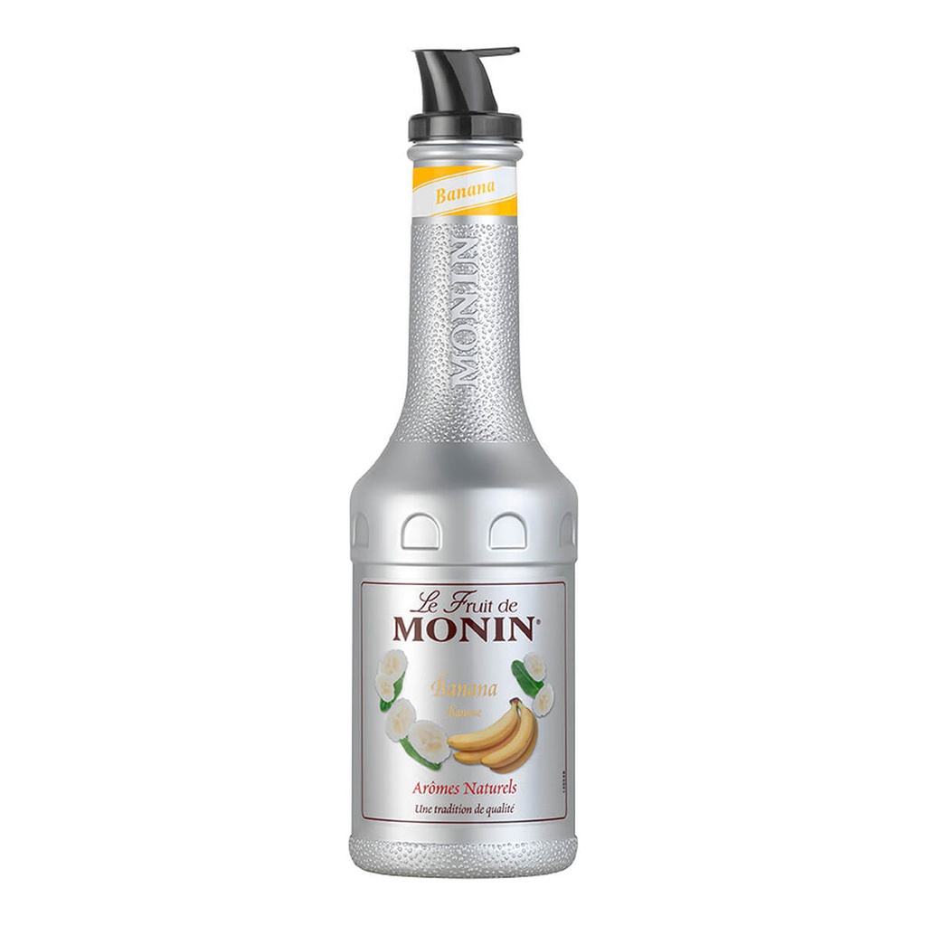 Monin Banana Puree Fruit Mix, France - 4x1ltr