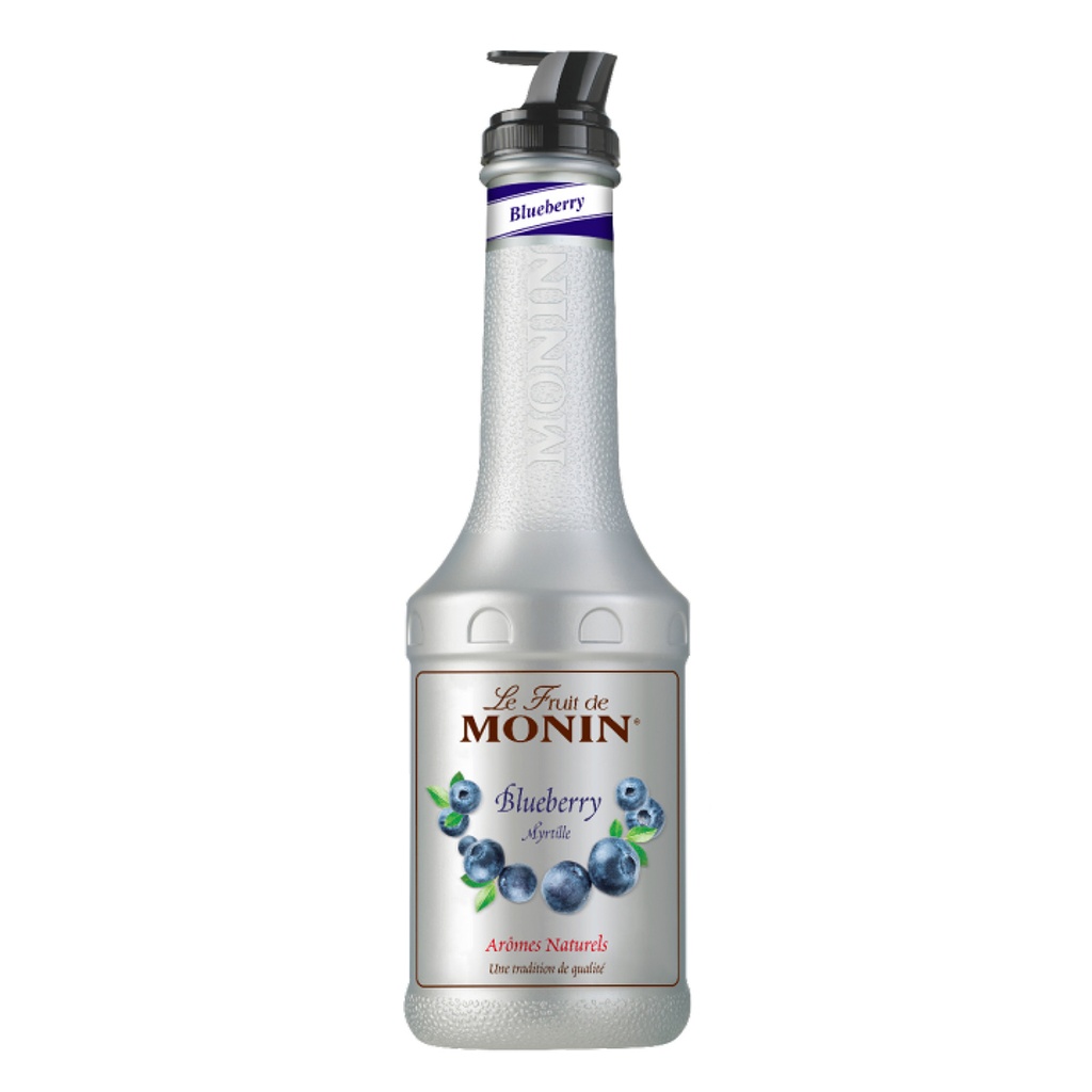[BREK-358315] Monin Blueberry Puree Fruit Mix, France - 4x1ltr