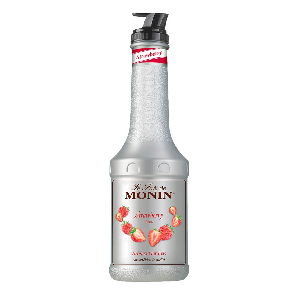 [BREK-358306] Monin Strawberry Puree Fruit Mix, France - 4x1ltr