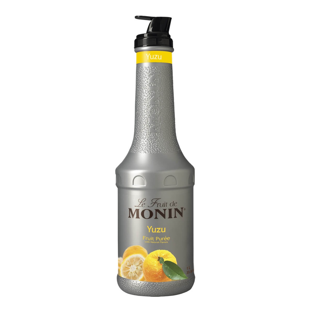 [BREK-358299] Monin Yuzu Puree Fruit Mix, France - 4x1ltr