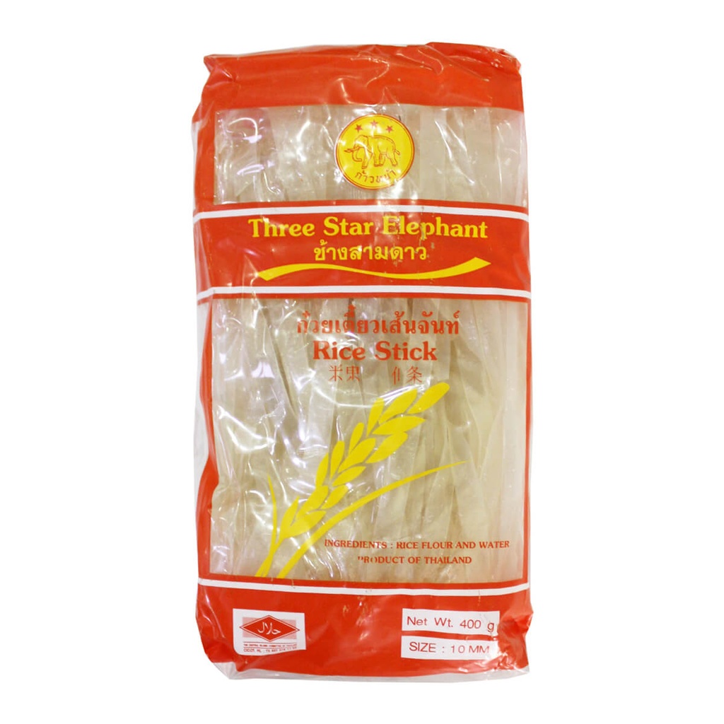 [NODL-378007] 3Star 10mm Rice Stick, Thailand - 30x400g