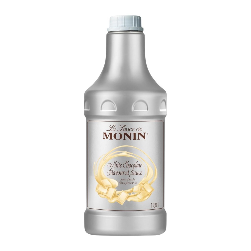 Monin White Chocolate Sauce, France - 4x1.89ltr