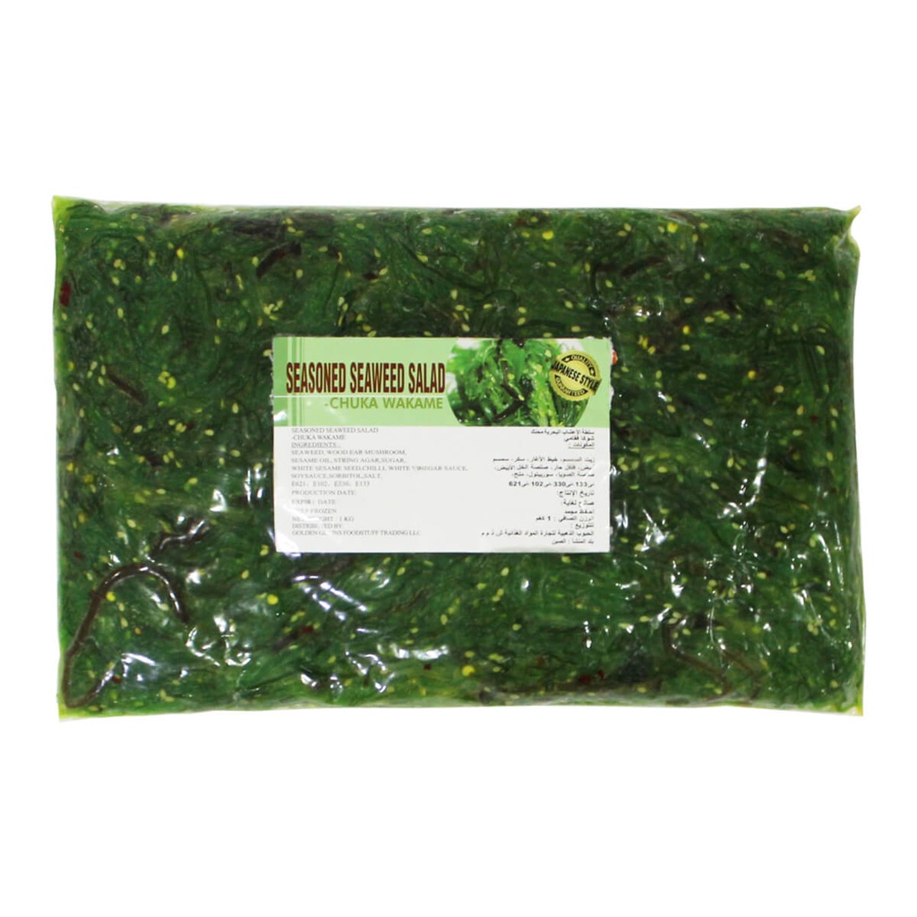 [FRJP-900672] GGFT Seaweed Salad Chuka Wakame, Green - 12x1kg