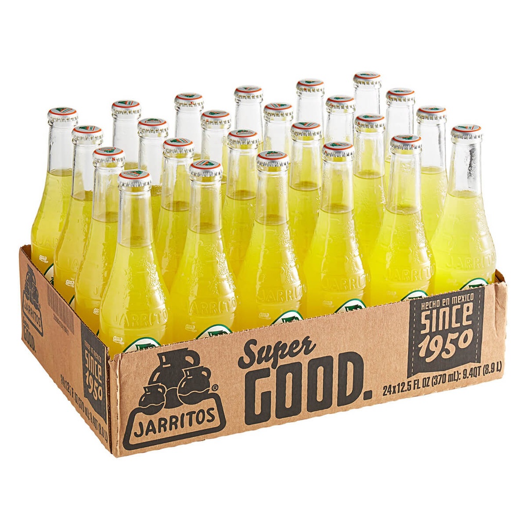 [BEVR-709005] Jarritos Pineapple Soft Drink - 24x370ml