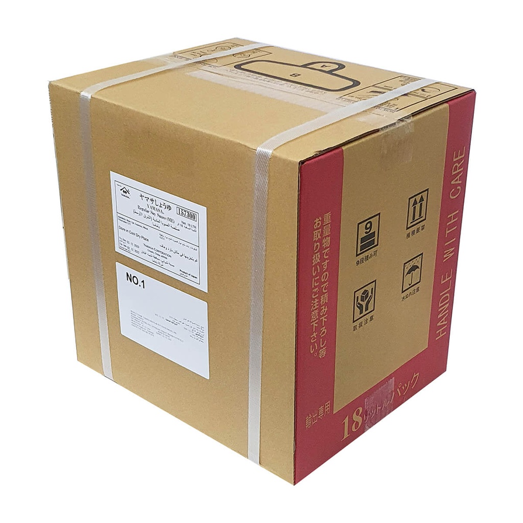 Yamasa Soy Sauce Regular (ME), Japan - 1x18ltr