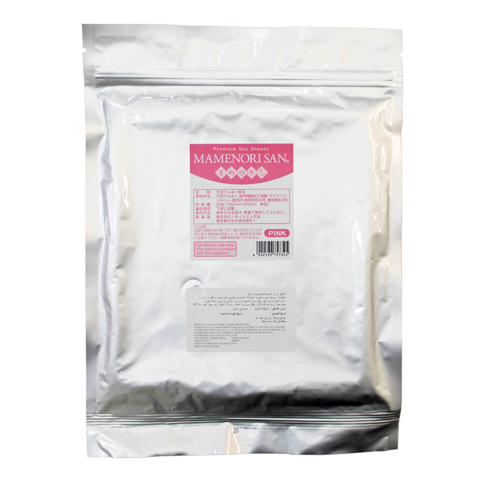 [FLJP-380025] J Oil Mills Pink Mamenori Soy Sheet, Japan - 10x20pc