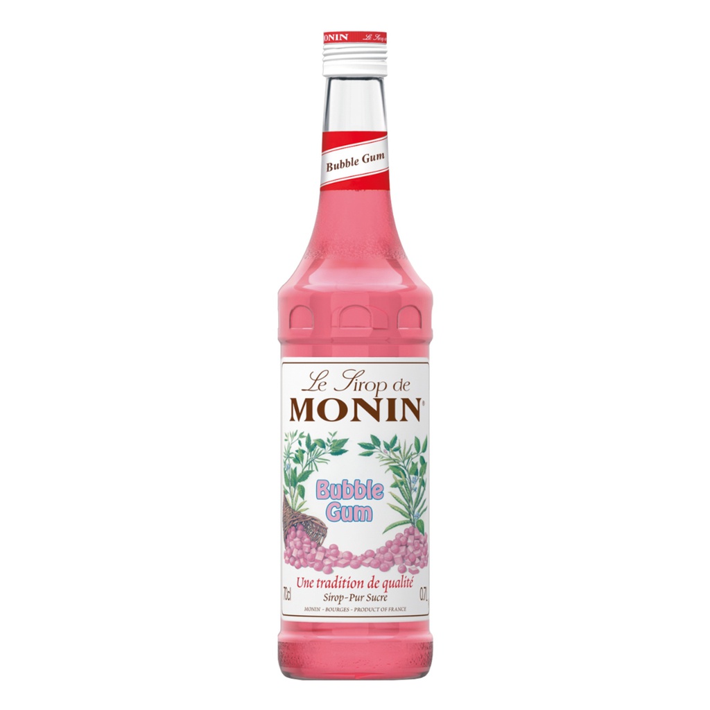 [BREK-358272] Monin Bubble Gum Syrup, France - 6x700ml