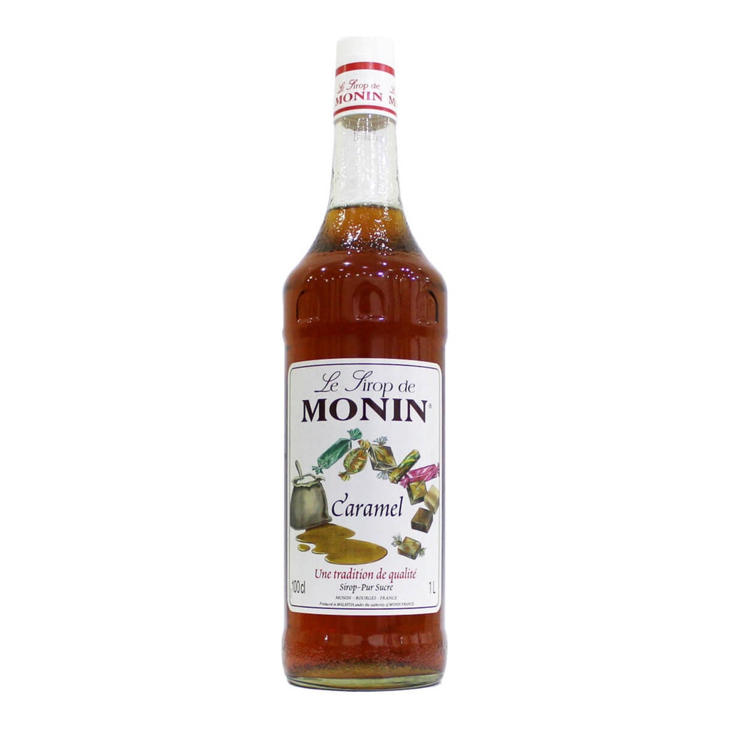 Monin Caramel Syrup, France - 6x1ltr product pack