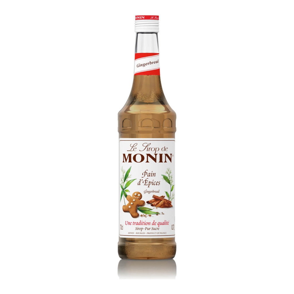 Monin Gingerbread Syrup, France - 6x700ml product pack
