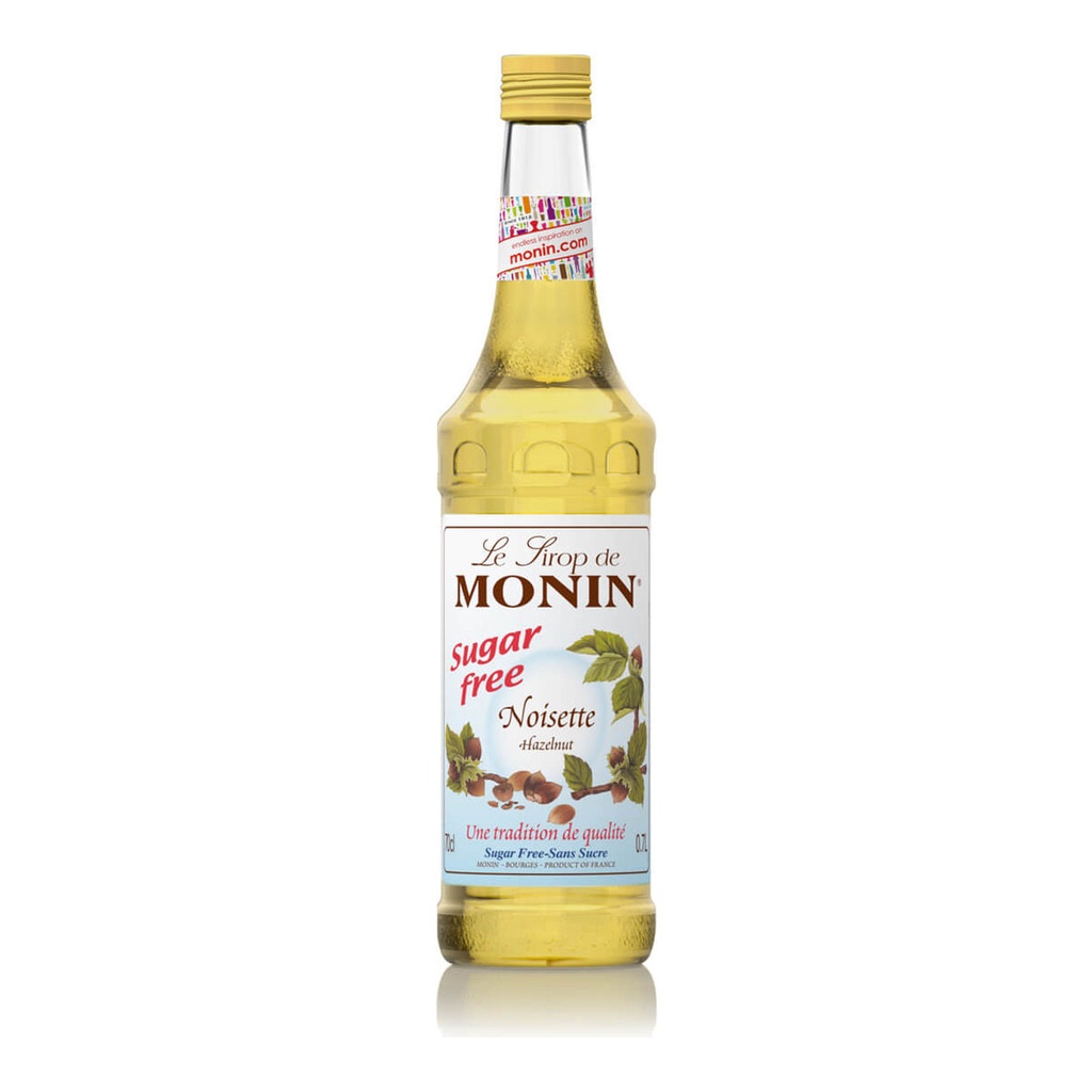 [BREK-358268] Monin Hazelnut Sugar Free Syrup, France - 6x700ml