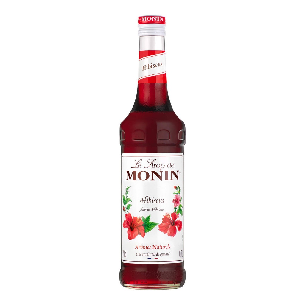 Monin Hibiscus Syrup, France - 6x700ml product pack