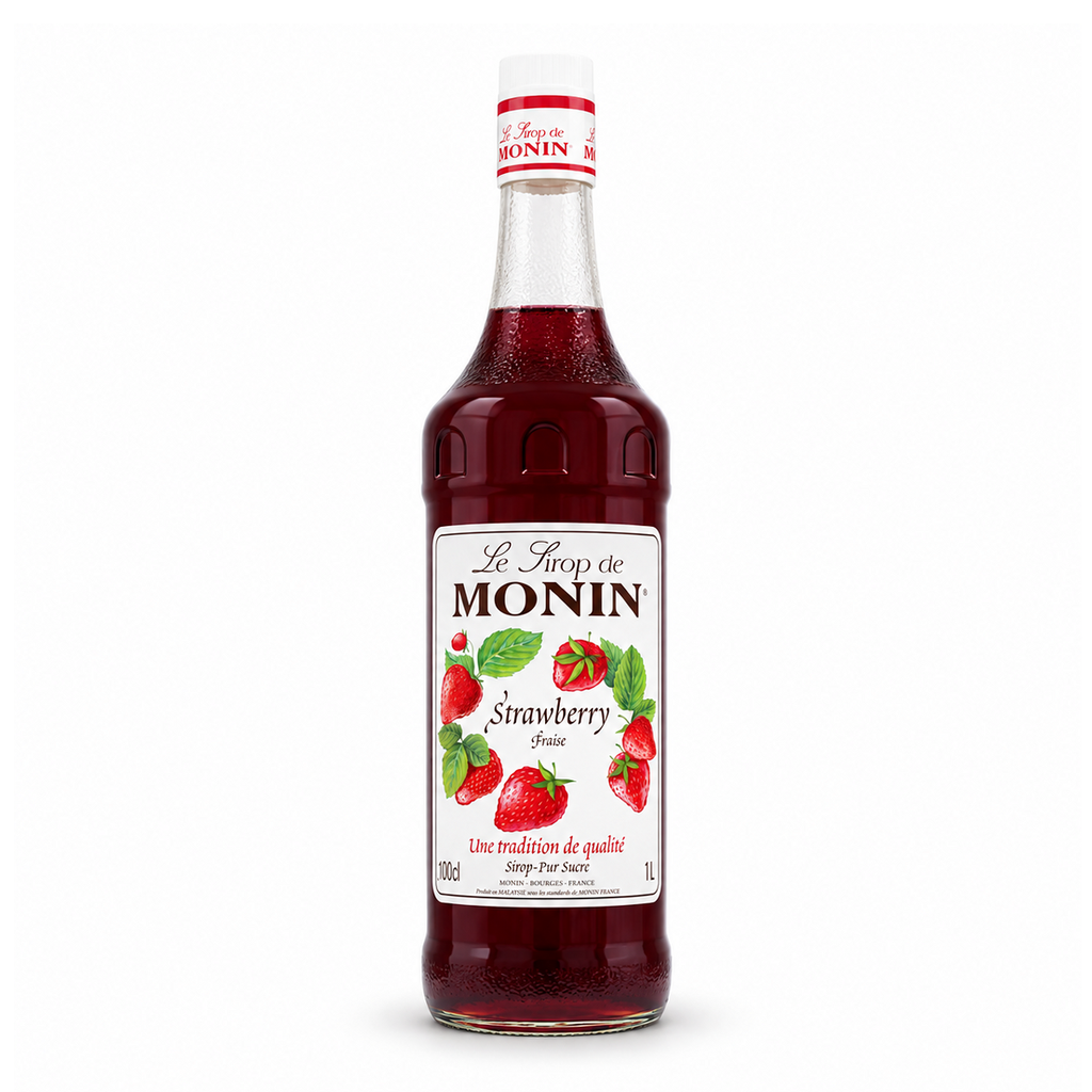 [BREK-358292] Monin Strawberry Syrup, France - 6x1ltr