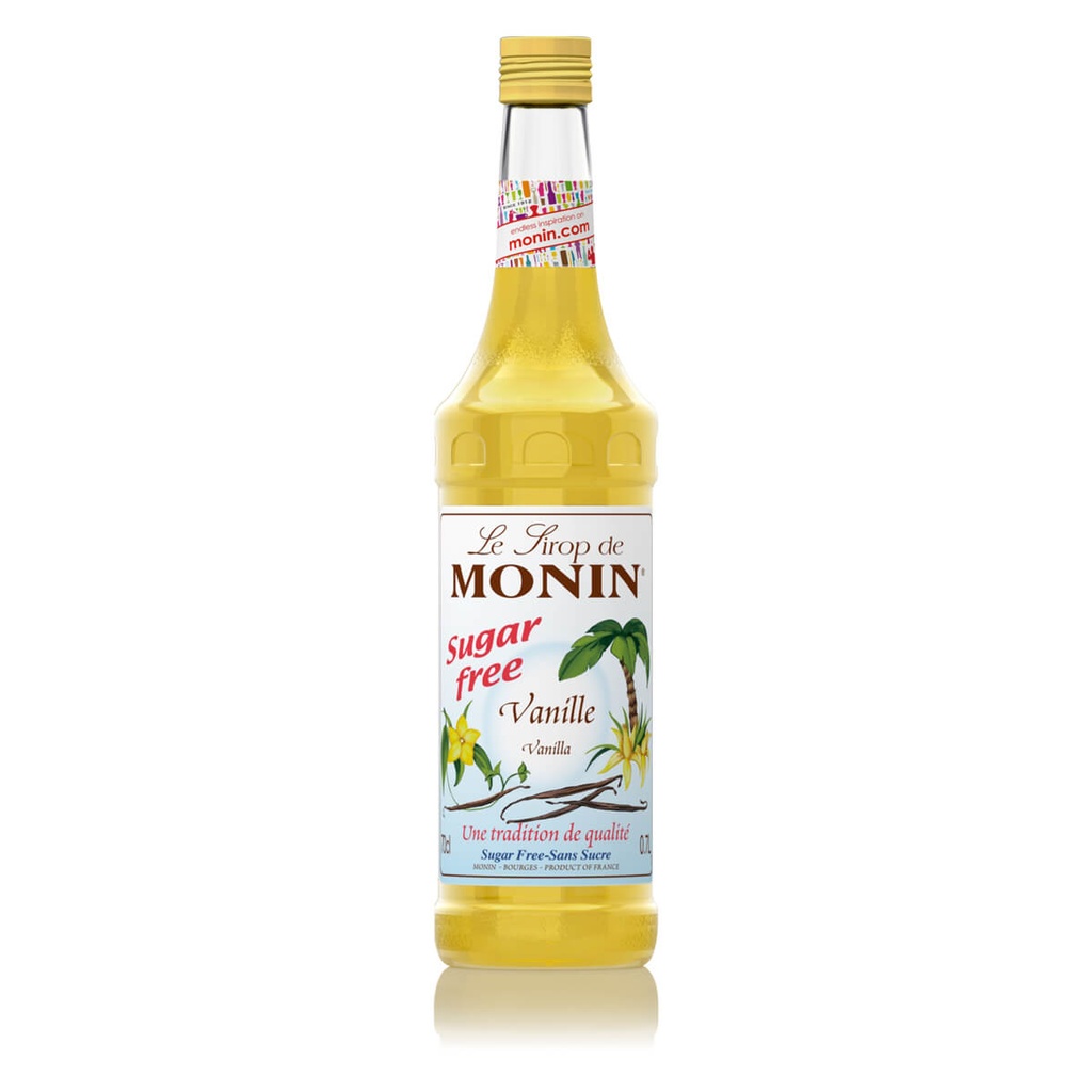 [BREK-358269] Monin Vanilla Sugar Free Syrup, France - 6x700ml
