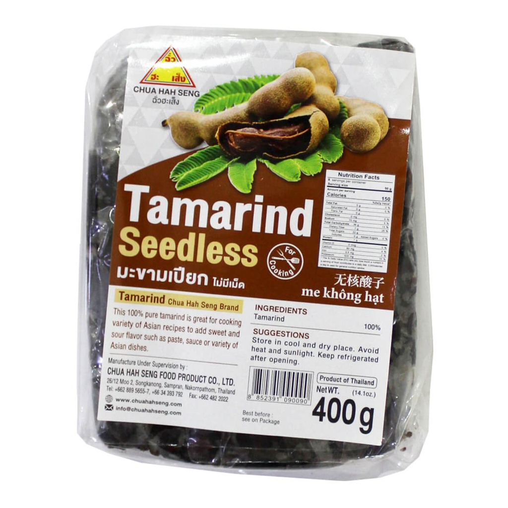 [OTHR-758612] Chua Hah Seng Tamarind Seedless - 50x400g