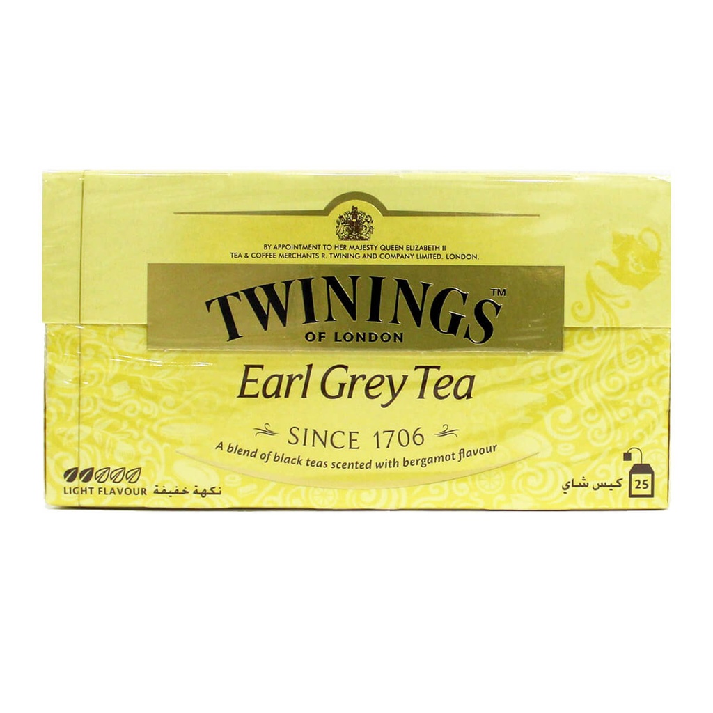Twinings Earl Gray Tea Bags - 12x25s