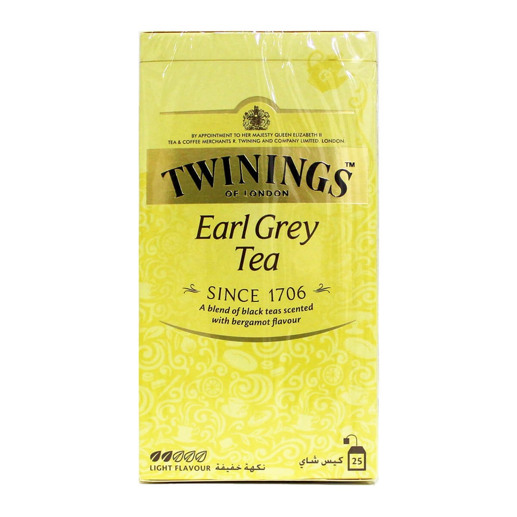 [BEVR-708507] Twinings Earl Gray Tea Bags - 12x25s