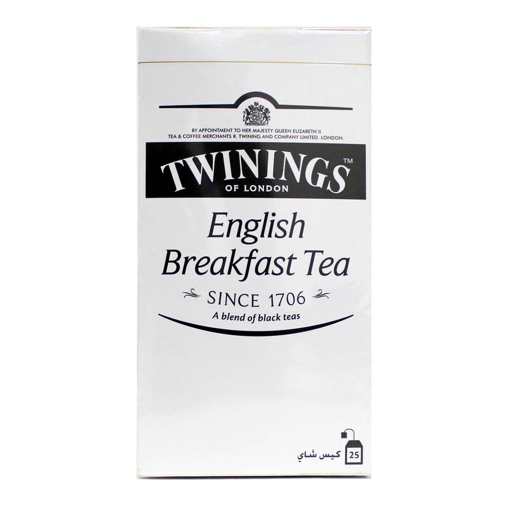 [BEVR-708506] Twinings English Breakfast Tea Bags - 12x25s