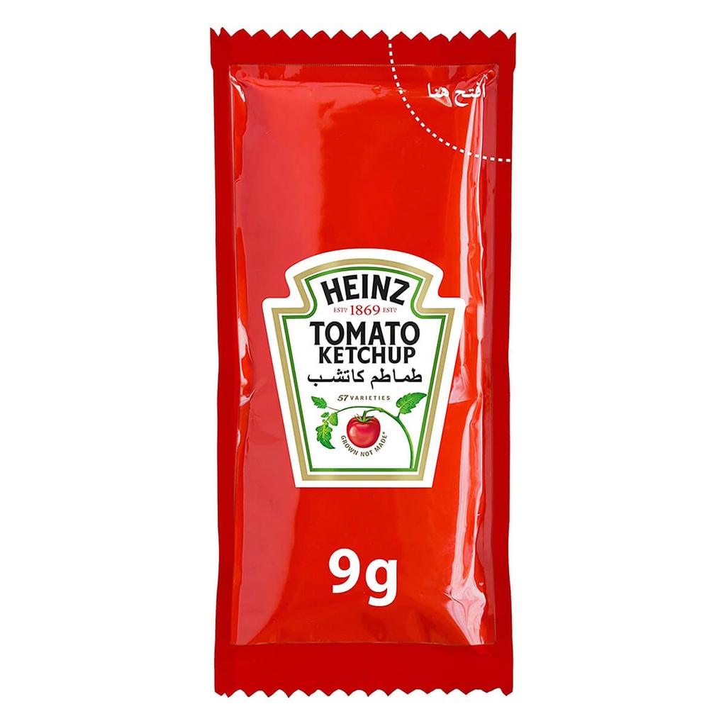 [SAUC-258538] Heinz Tomato Ketchup Sachet - 1000x9g