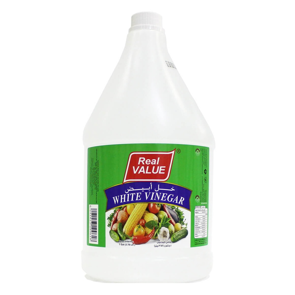 [SAUC-259032] Real Value White Vinegar - 4x1gal