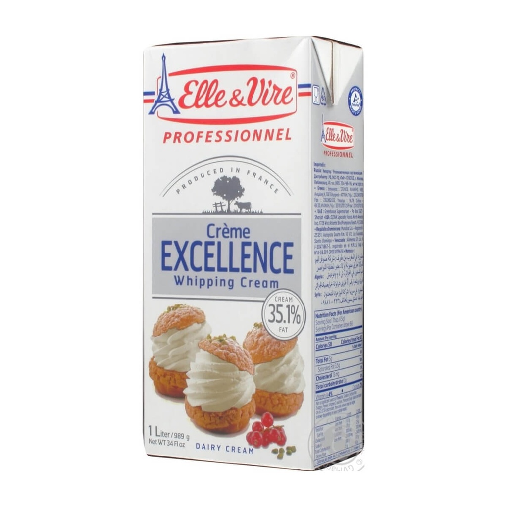 [BREK-159221] Elle & Vire Whipping Cream 35% - 12x1ltr