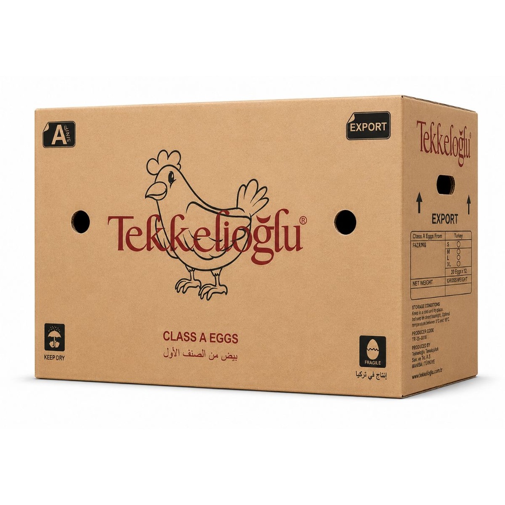 [BREK-152003] Tekkeliogfu LARGE Fresh Eggs - 12x30pcs
