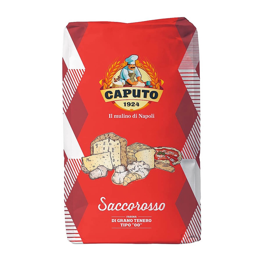 [FLOR-382571] Caputo Saccorosso Pizza Flour, Red, Italy - 1x25kg