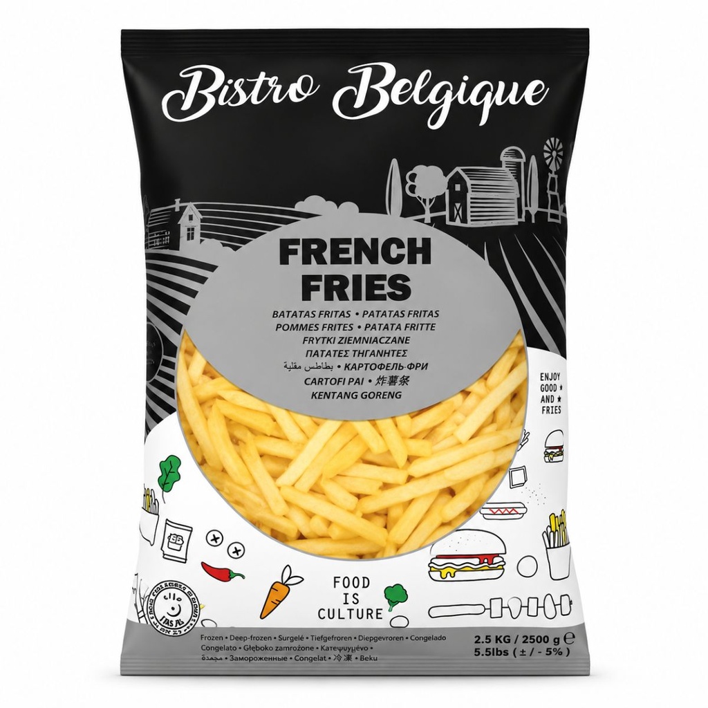 Bistro Belgique French Fries - 4x2.5kg