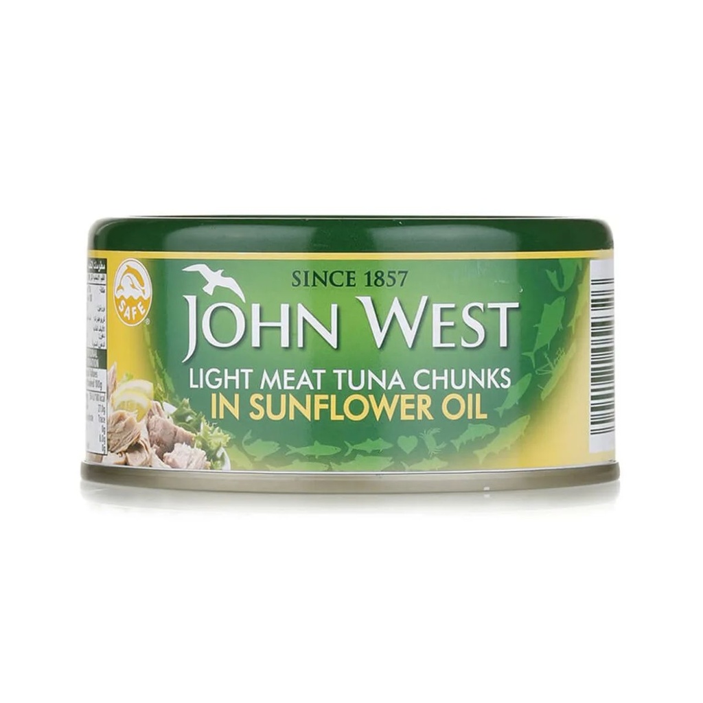 John West Light Meat Tuna in Sunflower Oil - 1x170g
