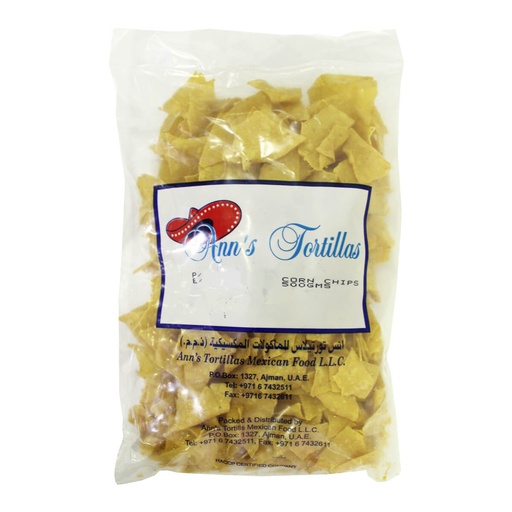 Ann's Corn Tortillas Chips - 5x500g