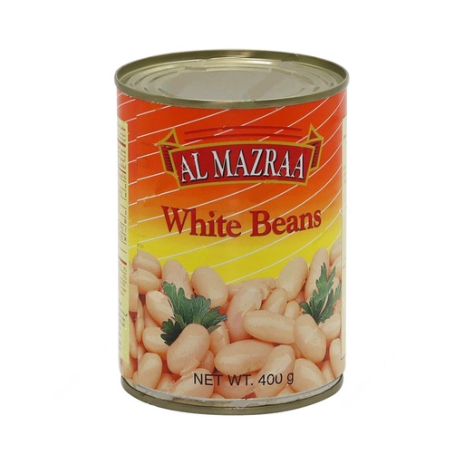 Al Mazraa White Kidney Beans - 24x400g
