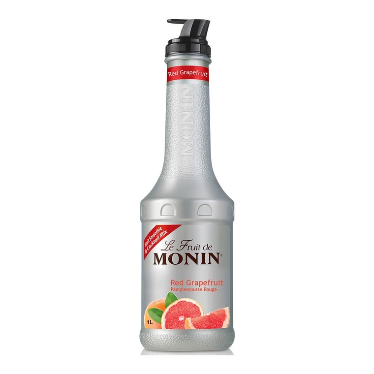 Monin Red Grapefruit Puree Fruit Mix, France - 4x1ltr