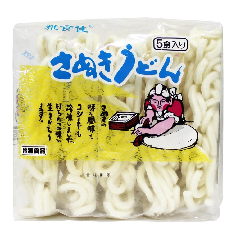 QING Udon Noodles Japan Style 250Gx5pc - 6x1.25kg
