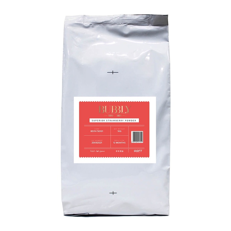 Bubbly Strawberry Superior Powder CN - 20x1kg