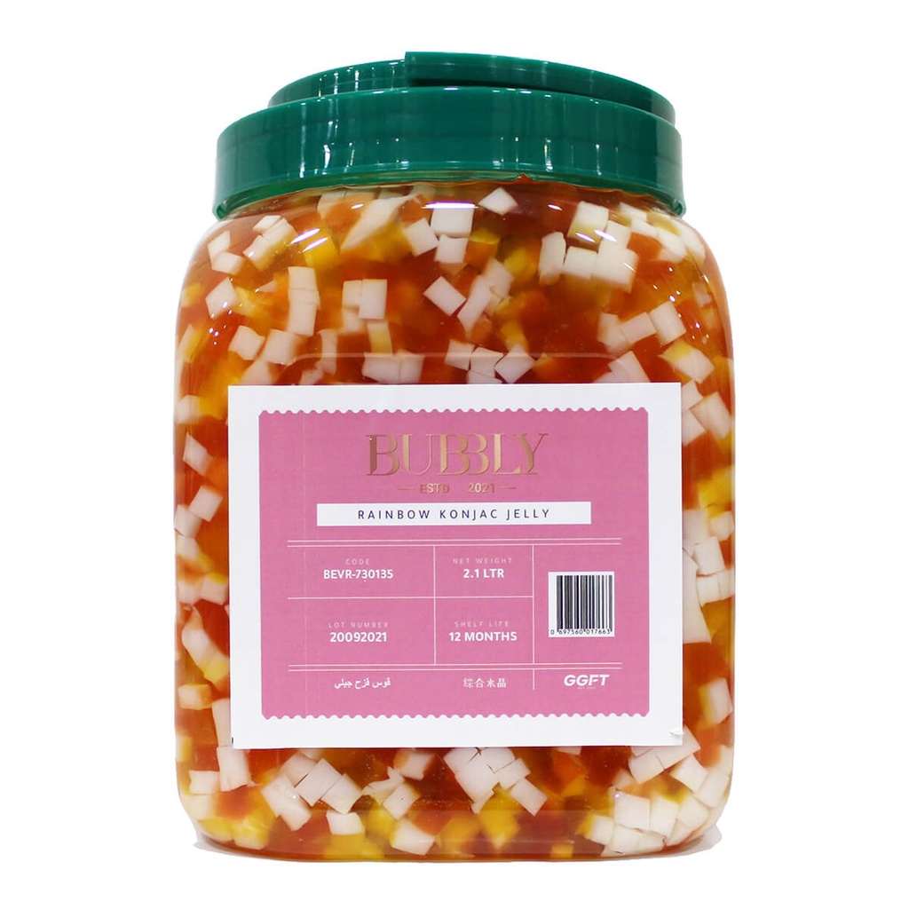 Bubbly Konjac Rainbow Jelly CN - 6x2.1ltr