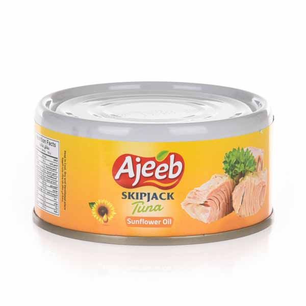 Ajeeb Skipjack Tuna in Sunflower Oil - 1x170g