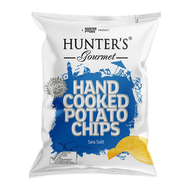 Hunter's Gourmet Sea Salt Chips - 24x40g