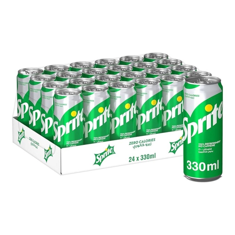 Sprite Soft Drink Zero Calories, UAE - 24x330ml