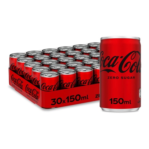 Coca Cola Zero Soft Drink, UAE - 30x150ml