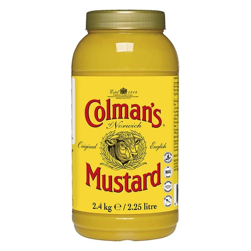 Colman's Mustard Sauce, UK - 2x2.25ltr