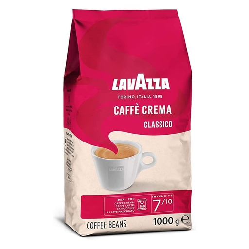 Lavazza Caffe Crema, Classico 7/10, Coffee Beans - 6x1kg