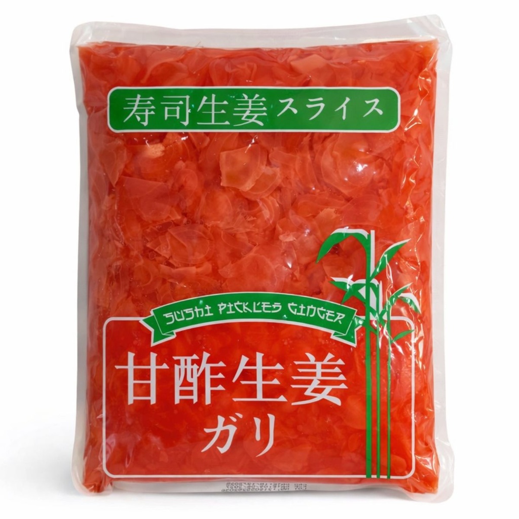 Sakura Jirushi PINK Gari Shoga Sushi Ginger Pickle - 10x1.5kg