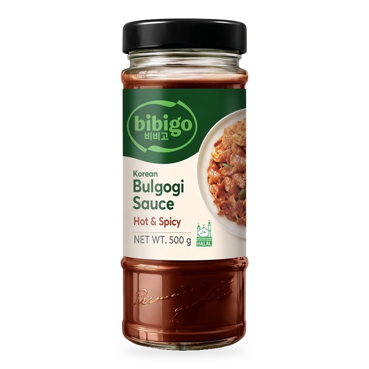 Bibigo Bulgogi Sauce, Hot & Spicy, Korea - 12x500g